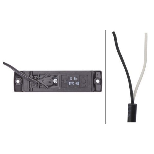 HELLA Seitenmarkierungsleuchte 2PS 008 645-507 f&uuml;r IVECO, links, rechts