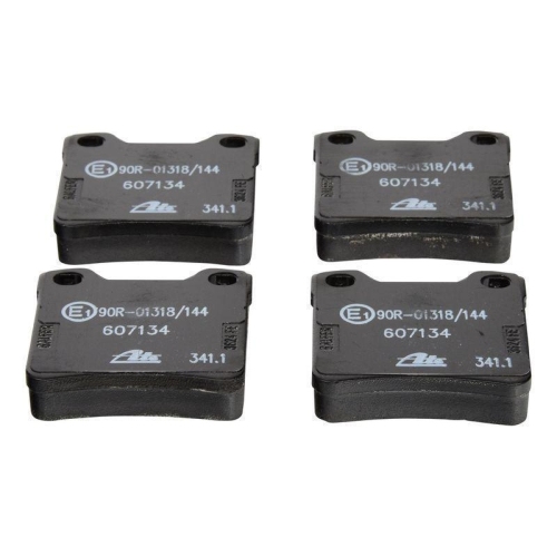 Bremsbelagsatz, Scheibenbremse ATE 13.0460-7134.2 f&uuml;r PEUGEOT, Hinterachse