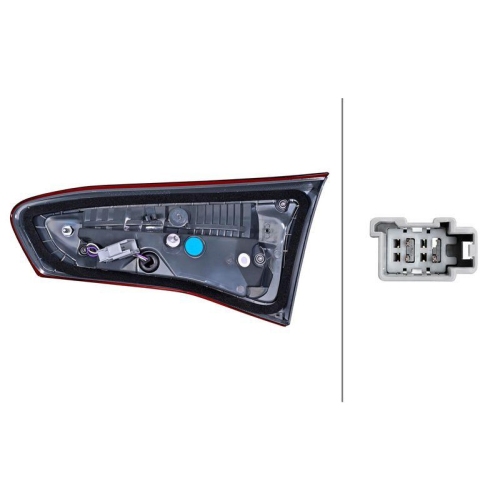 HELLA 2ZR 354 860-211 Heckleuchte f&uuml;r FORD, links