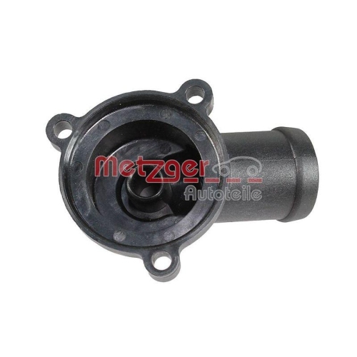 K&uuml;hlmittelflansch METZGER 4010434 f&uuml;r AUDI SKODA VW, Thermostat