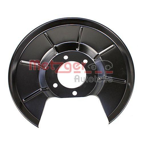 Spritzblech, Bremsscheibe METZGER 6115261 für FORD, Hinterachse links