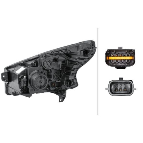 HELLA Hauptscheinwerfer 1LE 011 565-141 für OPEL VAUXHALL, rechts