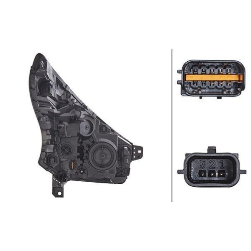 HELLA Hauptscheinwerfer 1LE 011 565-171 f&uuml;r OPEL VAUXHALL, links