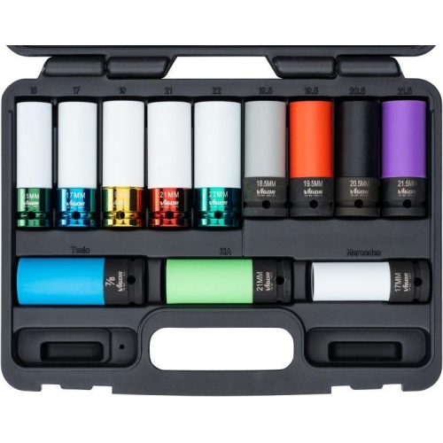 Kraft-Stecknuss-Satz VIGOR V6312/12 für