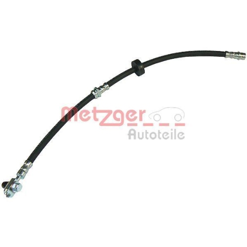 Bremsschlauch METZGER 4116205 f&uuml;r AUDI, Vorderachse