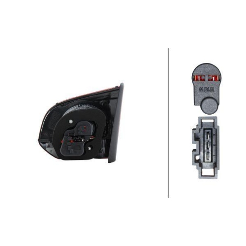 HELLA Heckleuchte 2SA 009 923-131 für VW, links