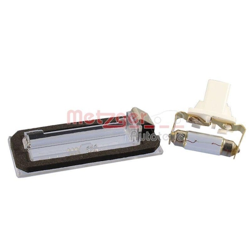 Kennzeichenleuchte METZGER 2080015 GREENPARTS für CITROËN FIAT PEUGEOT, links