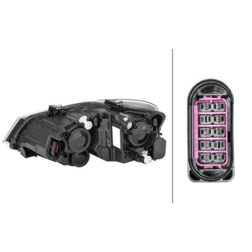 HELLA Hauptscheinwerfer 1EB 012 034-061 für VW, rechts