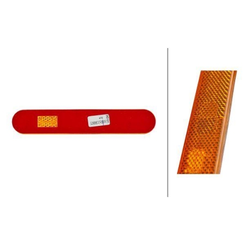 HELLA R&uuml;ckstrahler 8RA 009 226-127 f&uuml;r FENDT AMAZONE KNAUS STREETSCOOTER, links