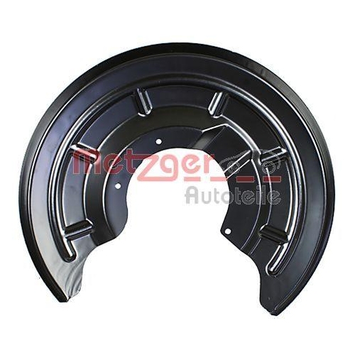Spritzblech, Bremsscheibe METZGER 6115267 f&uuml;r RENAULT, Hinterachse links