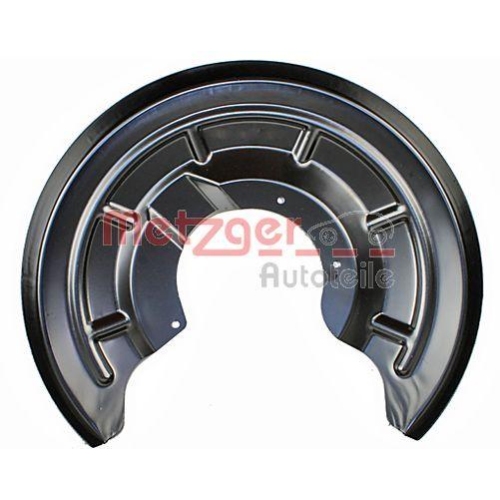 Spritzblech, Bremsscheibe METZGER 6115268 für RENAULT, Hinterachse rechts