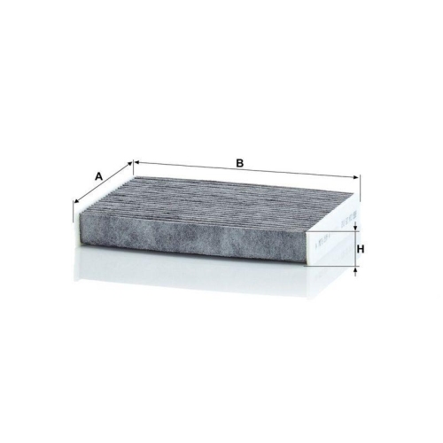Filter, Innenraumluft MANN-FILTER CUK 25 012 f&uuml;r RENAULT