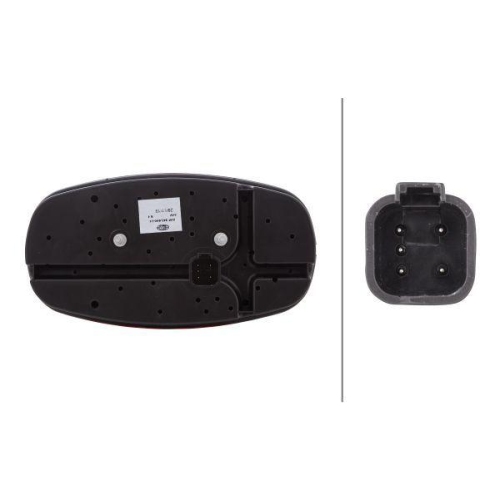 HELLA Heckleuchte 2VP 343 640-247 für DAF VOLVO, rechts