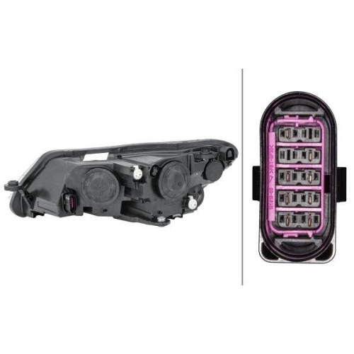 HELLA Hauptscheinwerfer 1LJ 011 939-041 für SKODA, rechts