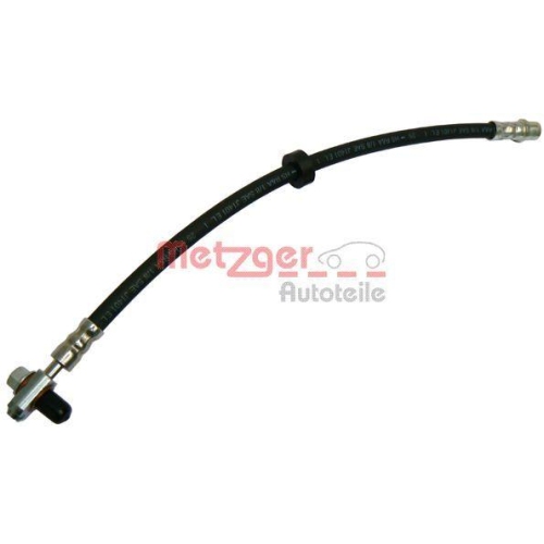 Bremsschlauch METZGER 4116215 f&uuml;r VW, Vorderachse links, Vorderachse rechts