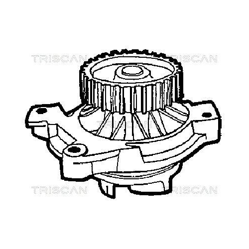 Wasserpumpe, Motork&uuml;hlung TRISCAN 8600 29962 f&uuml;r AUDI
