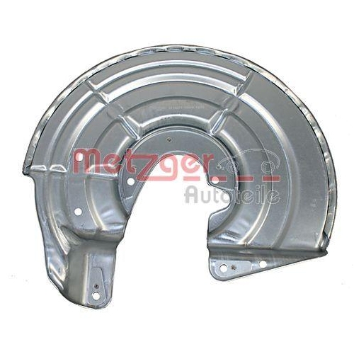 Spritzblech, Bremsscheibe METZGER 6115271 f&uuml;r CITRO&Euml;N, Hinterachse links