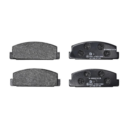 DELPHI LP1766 Bremsbelagsatz, Scheibenbremse f&uuml;r MAZDA FAW, Hinterachse