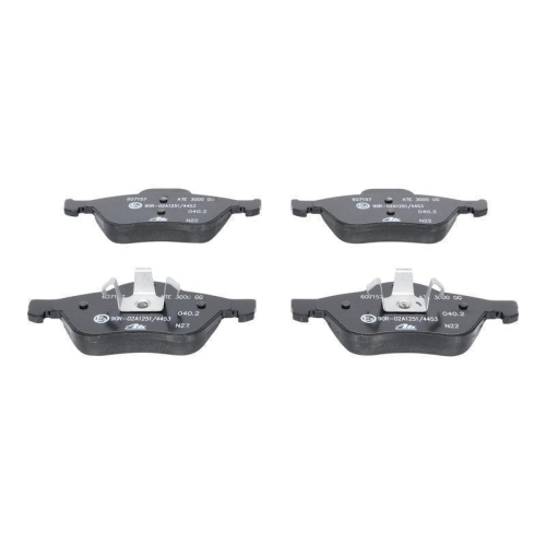 Bremsbelagsatz, Scheibenbremse ATE 13.0460-7157.2 f&uuml;r RENAULT, Vorderachse