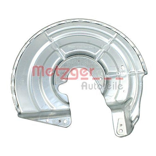 Spritzblech, Bremsscheibe METZGER 6115272 f&uuml;r CITRO&Euml;N, Hinterachse rechts