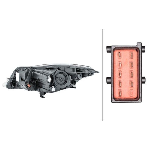 HELLA Hauptscheinwerfer 1LL 011 165-741 f&uuml;r OPEL VAUXHALL LEYLAND DAF, rechts