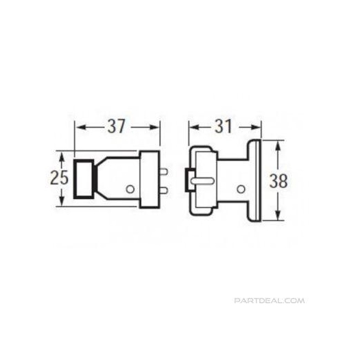 HELLA Stecker 8JA 002 807-801 für