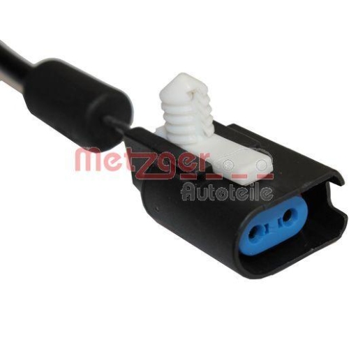 Sensor, Raddrehzahl METZGER 0900307 f&uuml;r FORD, Hinterachse links