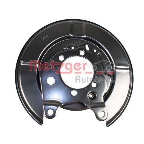 Spritzblech, Bremsscheibe METZGER 6115275 für NISSAN, Hinterachse links