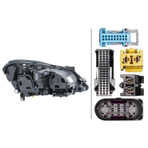 HELLA Hauptscheinwerfer 1EX 011 091-811 f&uuml;r MERCEDES-BENZ, links