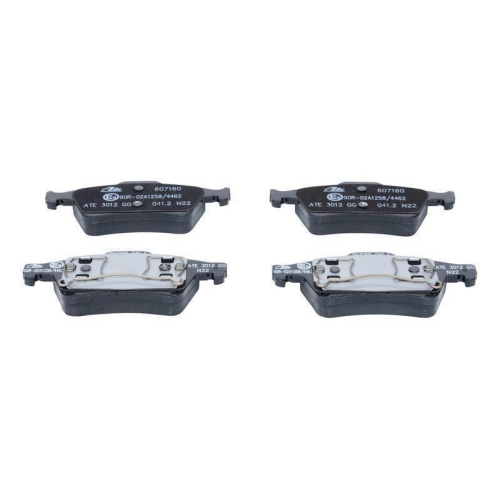 Bremsbelagsatz, Scheibenbremse ATE 13.0460-7160.2 f&uuml;r FORD, Hinterachse