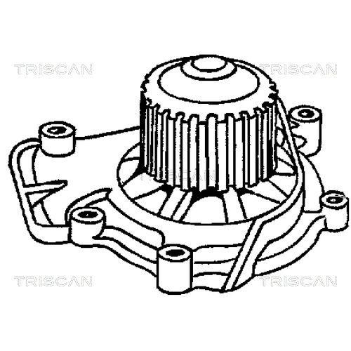 Wasserpumpe, Motork&uuml;hlung TRISCAN 8600 40001 f&uuml;r HONDA