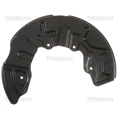 Spritzblech, Bremsscheibe TRISCAN 8125 29122 f&uuml;r VW, Vorderachse links