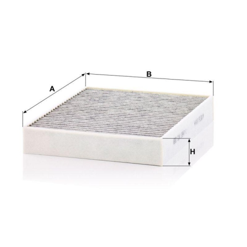 Filter, Innenraumluft MANN-FILTER CUK 2847/1 f&uuml;r PORSCHE VAG