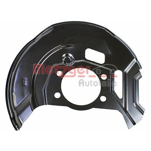 Spritzblech, Bremsscheibe METZGER 6115278 f&uuml;r NISSAN RENAULT, Vorderachse rechts