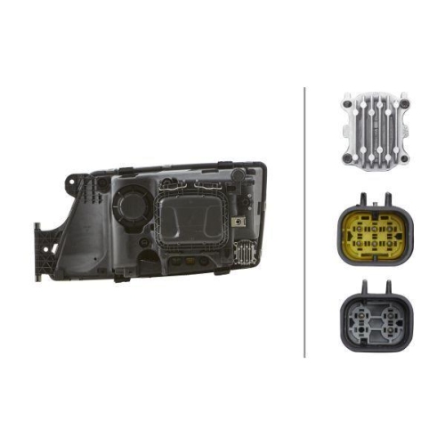 HELLA Hauptscheinwerfer 1LH 354 987-121 f&uuml;r MAN, rechts