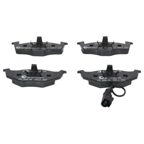 Bremsbelagsatz, Scheibenbremse ATE 13.0460-7164.2 f&uuml;r SKODA VAG, Vorderachse