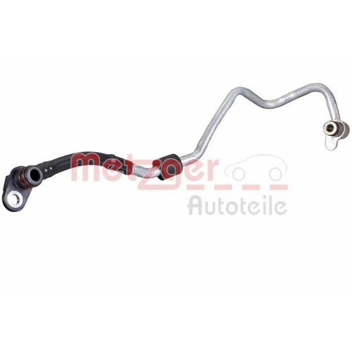K&uuml;hlmittelrohrleitung METZGER 4010616 f&uuml;r MERCEDES-BENZ, Abgasturbolader, links
