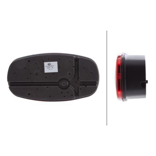 HELLA Heckleuchte 2VP 343 640-031 für WEIRO MERLO, links