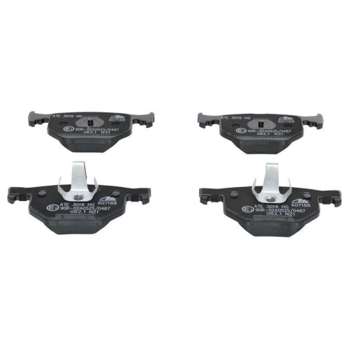 Bremsbelagsatz, Scheibenbremse ATE 13.0460-7168.2 f&uuml;r BMW, Hinterachse