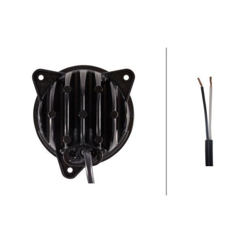 HELLA Arbeitsscheinwerfer 1G0 996 276-431 für KÄSSBOHRER HAMM LANDINI REFORM