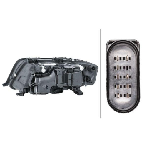 HELLA Hauptscheinwerfer 1EL 008 472-021 f&uuml;r AUDI VW AUDI (FAW), rechts