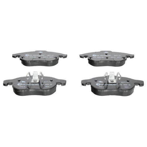 Bremsbelagsatz, Scheibenbremse ATE 13.0460-7172.2 f&uuml;r FIAT OPEL SAAB VAUXHALL
