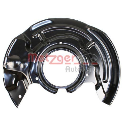 Spritzblech, Bremsscheibe METZGER 6115288 f&uuml;r TOYOTA, Vorderachse rechts