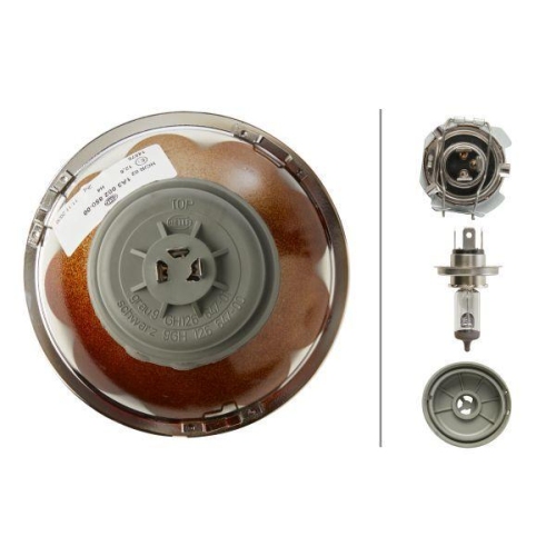 HELLA Hauptscheinwerfersatz 1A3 002 850-871 für MACK, links, rechts