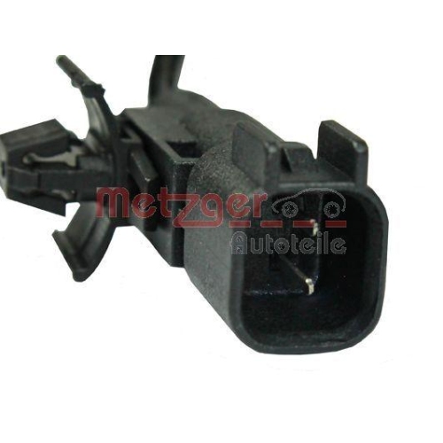 Sensor, Raddrehzahl METZGER 0900691 f&uuml;r OPEL SAAB, Vorderachse links