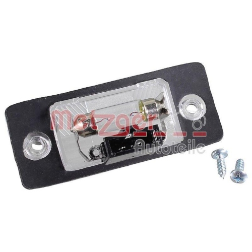 Kennzeichenleuchte METZGER 2080036 für VW, links, rechts