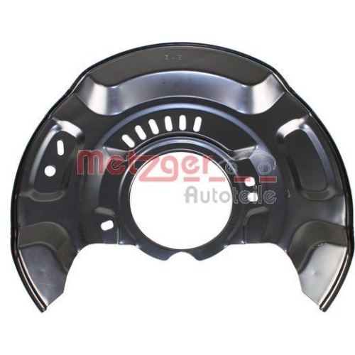 Spritzblech, Bremsscheibe METZGER 6115293 f&uuml;r TOYOTA, Vorderachse links