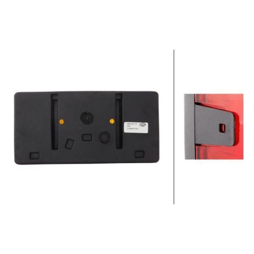 HELLA Heckleuchte 2SD 006 040-141 für SAME DEUTZ-FAHR JOHN DEERE GOLDHOFER KNAUS