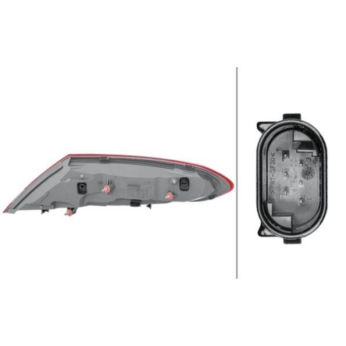 HELLA Heckleuchte 2SD 011 786-231 für MERCEDES-BENZ, links