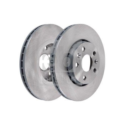 FEBI BILSTEIN 12097 2 St&uuml;ck Bremsscheiben f&uuml;r MERCEDES-BENZ RENAULT, Vorderachse